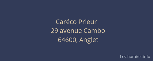 Car&eacute;co Prieur
