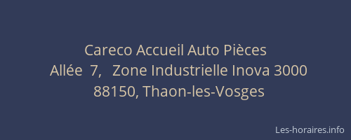 Careco Accueil Auto Pi&egrave;ces