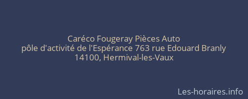 Caréco Fougeray Pièces Auto