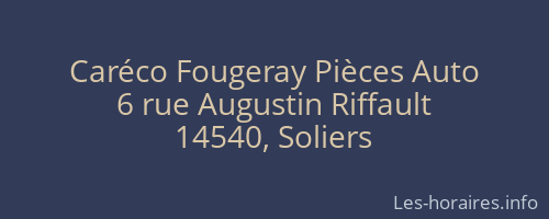 Caréco Fougeray Pièces Auto