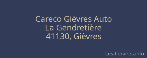 Careco Gièvres Auto