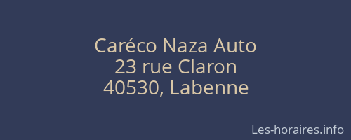 Caréco Naza Auto