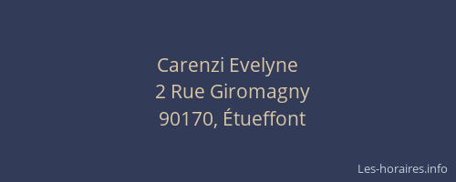 Carenzi Evelyne