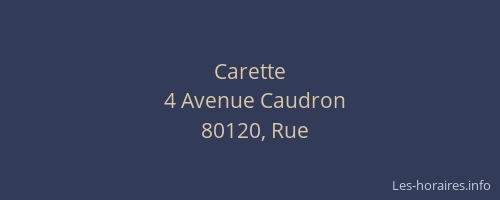 Carette