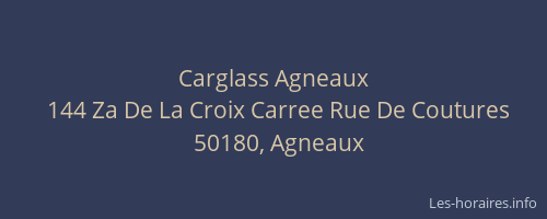 Carglass Agneaux