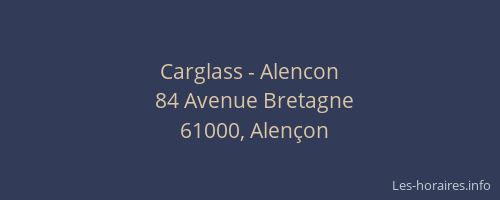 Carglass - Alencon