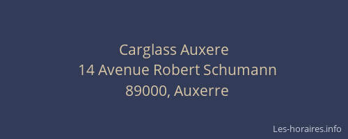 Carglass Auxere
