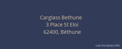 Carglass Bethune