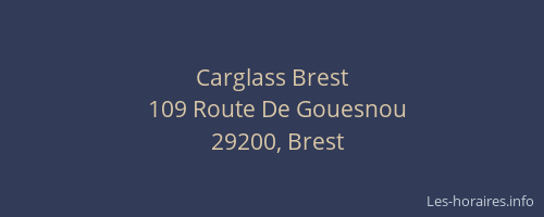 Carglass Brest