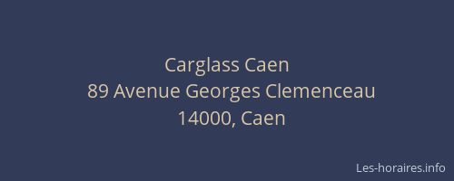 Carglass Caen