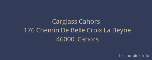 Carglass Cahors