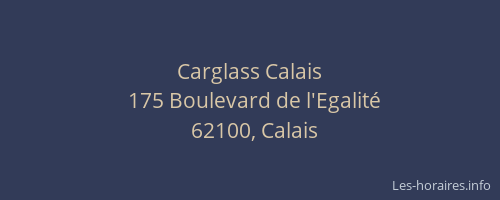 Carglass Calais