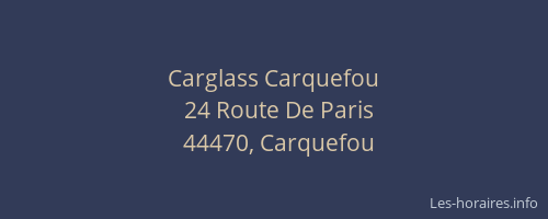 Carglass Carquefou