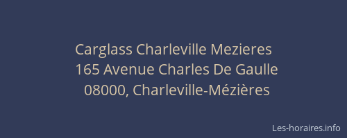 Carglass Charleville Mezieres