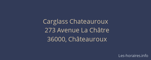 Carglass Chateauroux