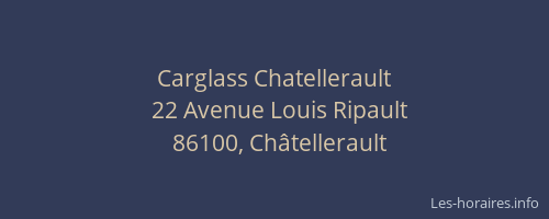 Carglass Chatellerault