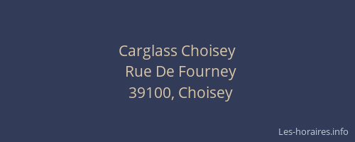 Carglass Choisey