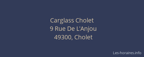 Carglass Cholet