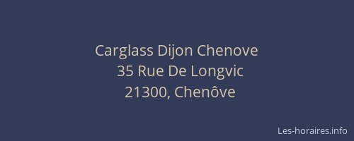 Carglass Dijon Chenove