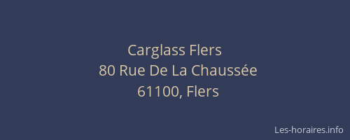 Carglass Flers