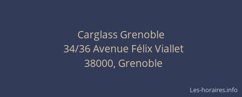 Carglass Grenoble
