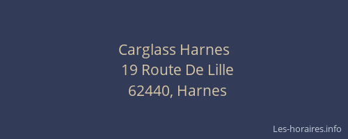 Carglass Harnes