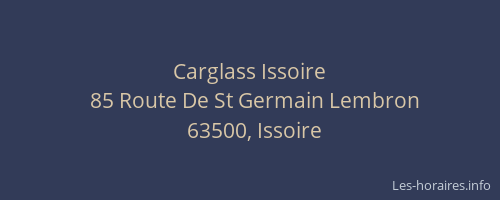 Carglass Issoire
