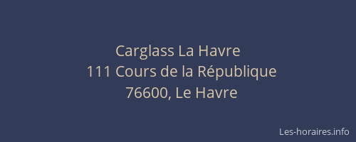 Carglass La Havre