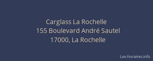 Carglass La Rochelle