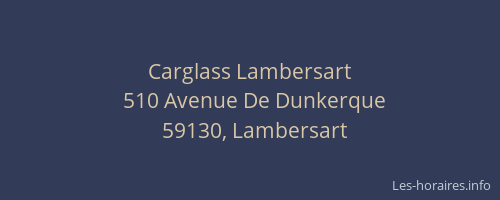 Carglass Lambersart