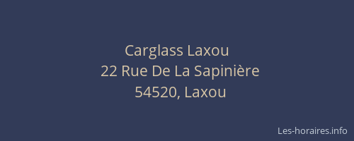 Carglass Laxou