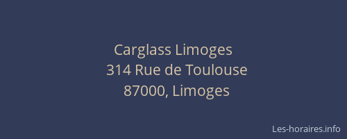 Carglass Limoges