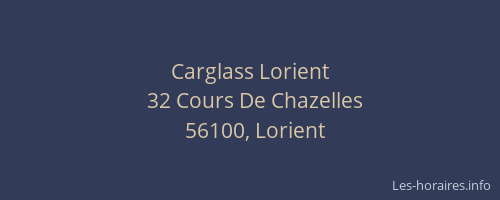 Carglass Lorient