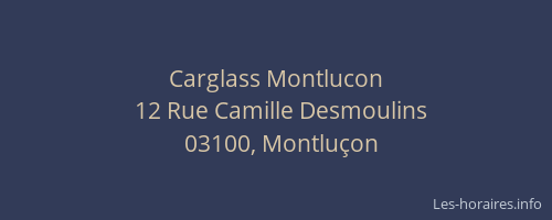 Carglass Montlucon