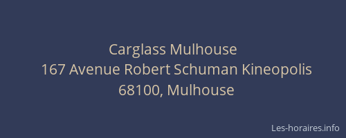 Carglass Mulhouse