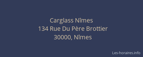Carglass Nîmes