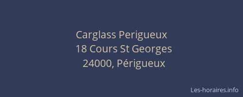 Carglass Perigueux