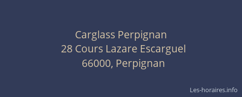 Carglass Perpignan