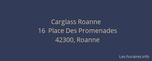 Carglass Roanne