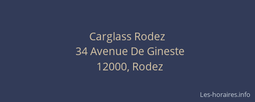 Carglass Rodez