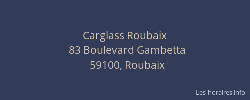 Carglass Roubaix