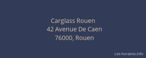 Carglass Rouen