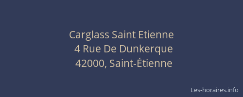 Carglass Saint Etienne