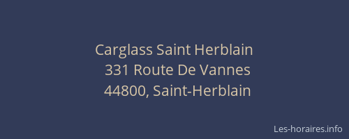 Carglass Saint Herblain