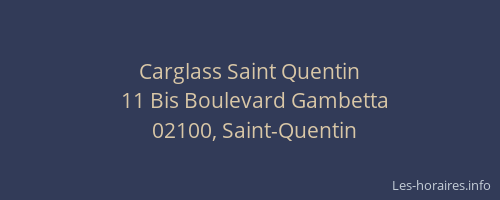 Carglass Saint Quentin