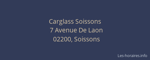 Carglass Soissons