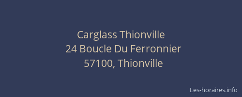 Carglass Thionville