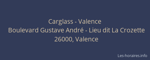 Carglass - Valence