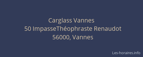 Carglass Vannes