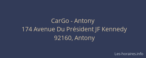 CarGo - Antony